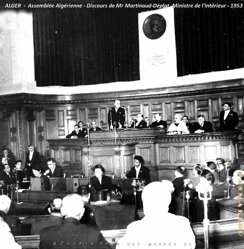 Alger - Assemblee Algerienne - Mr Martinaud-Deplat -1953.jpg